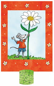 mouse planting flower