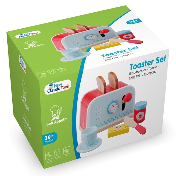 New Classic Toy &#8211; Pop-up Toaster &#8211; Blue